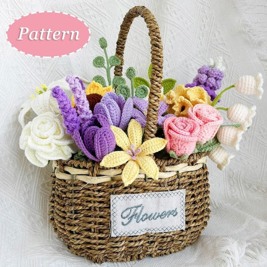 Flower Crochet Pattern Bundle – 11 Beautiful Floral Designs
