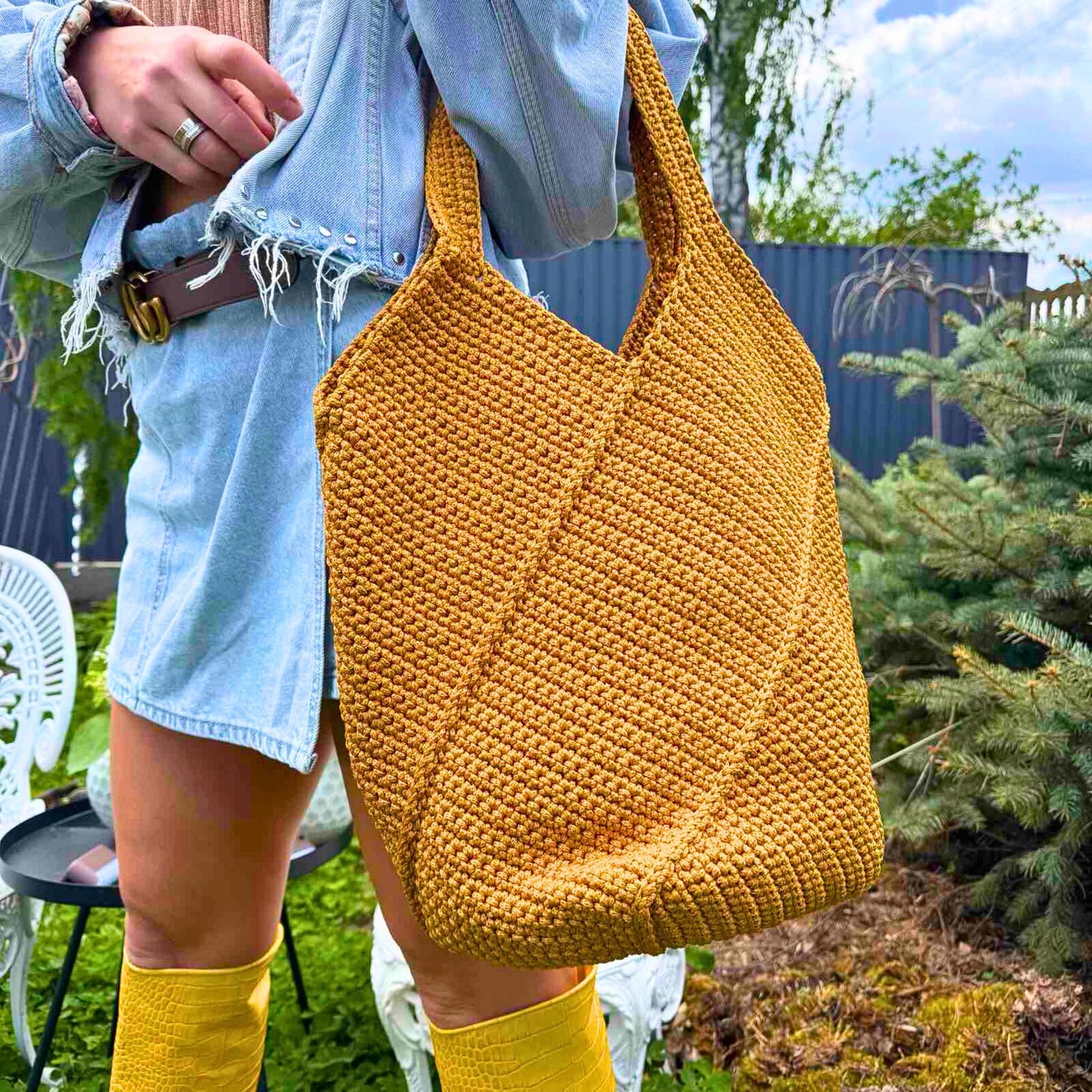 Cute & Easy Crochet Tote Pattern