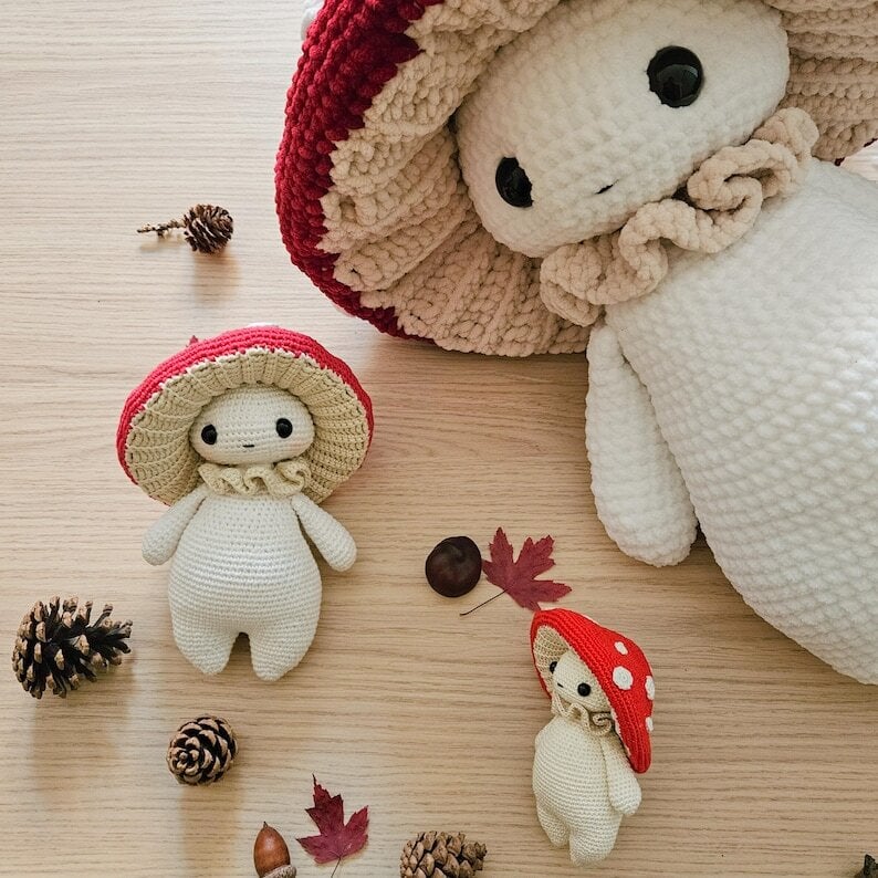 Mushroom Guy | Critter Stitch Crochet Pattern